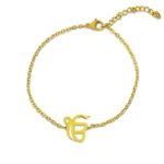 Bracelet Ik Onkar Gold display 1