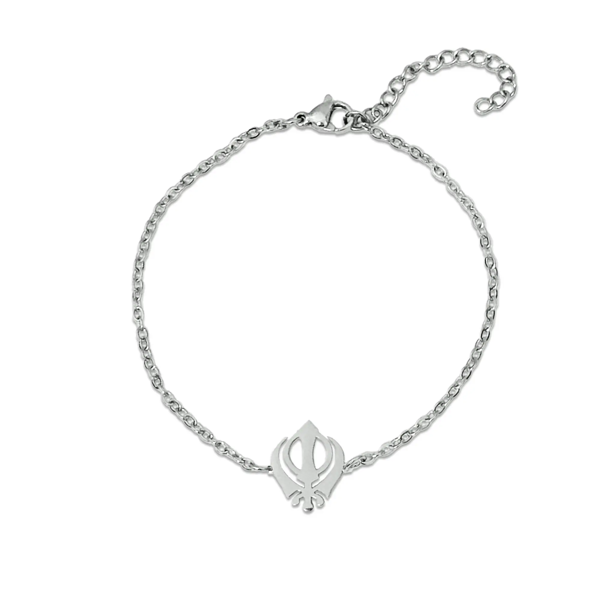 Bracelet Khanda Silver Display 1