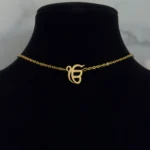 Chain Ik Onkar gold zoomed