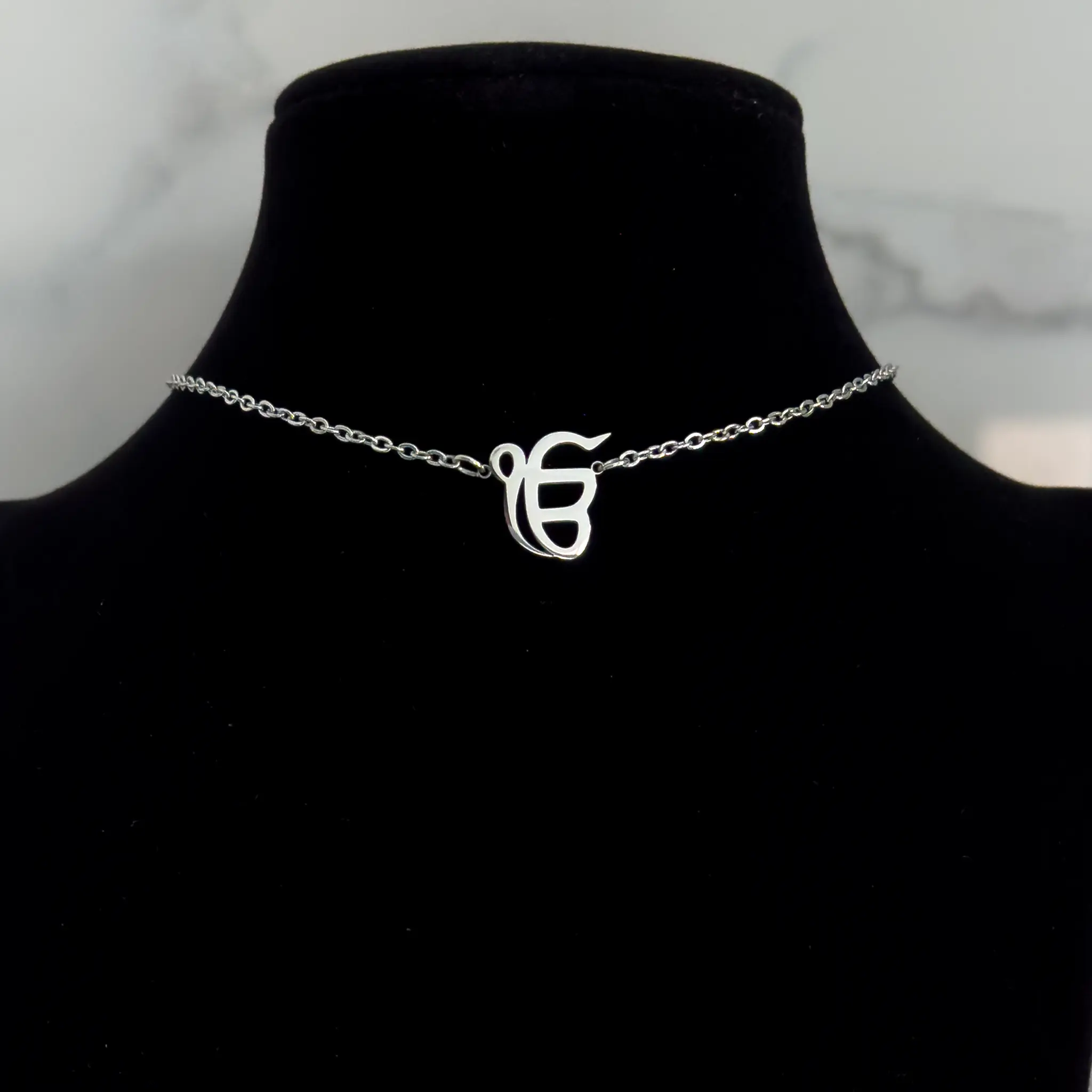 Chain Ik Onkar silver zoomed