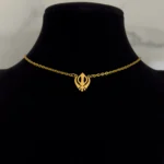 Chain Khanda gold zoomed
