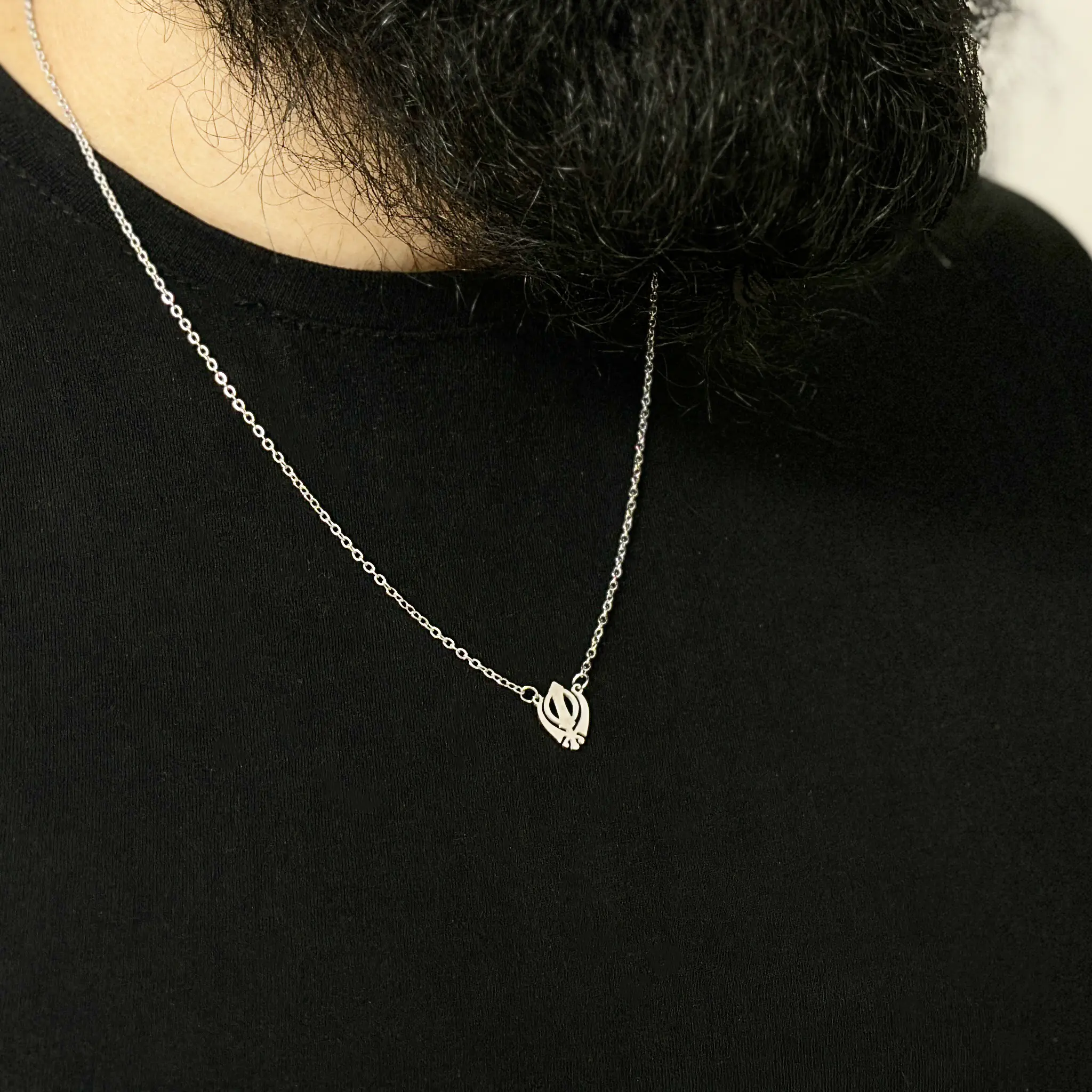 Chain Khanda silver person2