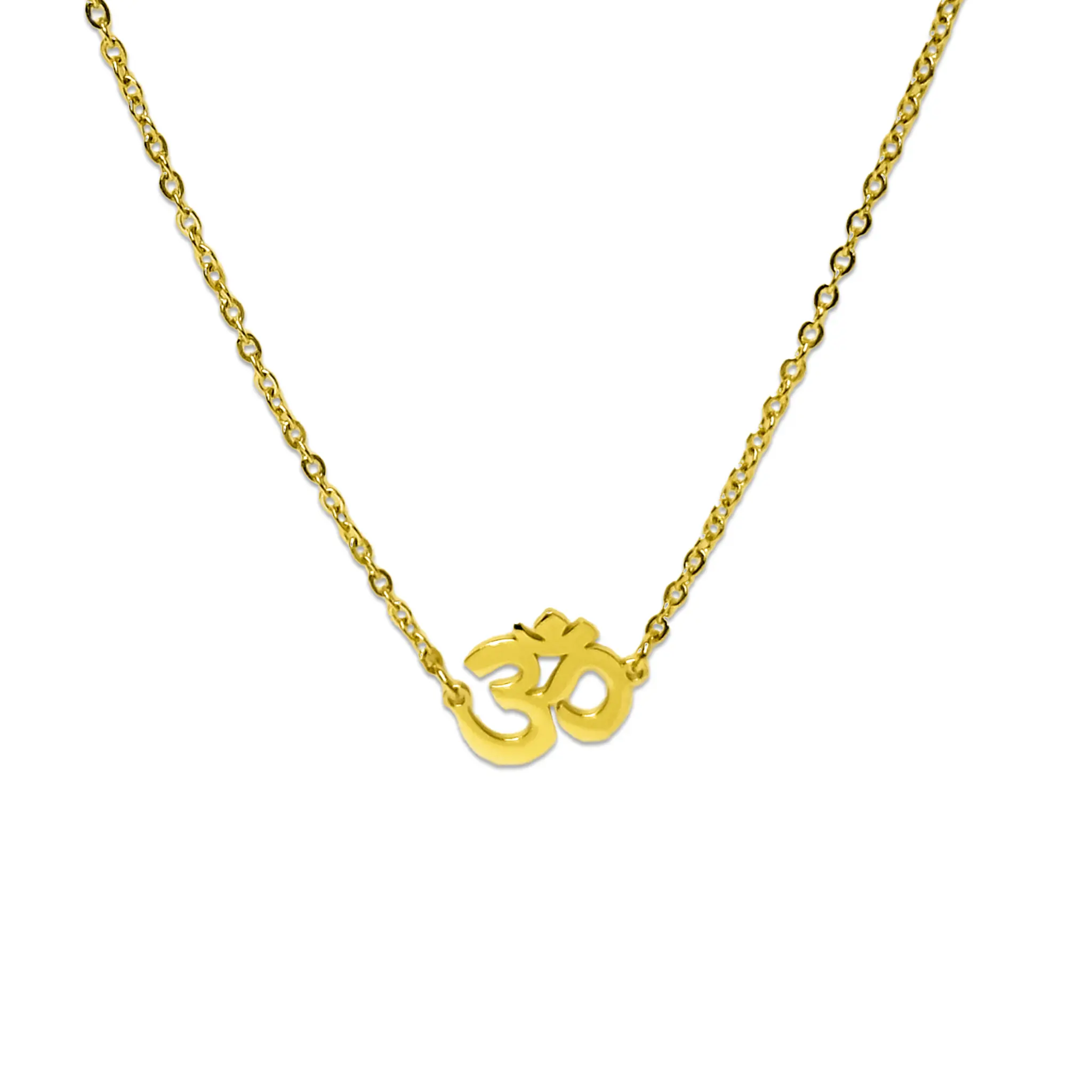 Chain Om gold display
