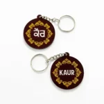 Personalisierter Punjabi Schlüsselanhänger - Kaur