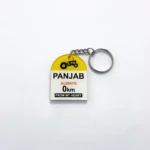 Punjabi Schlüsselanhänger - Panjab Always 0km From My Heart