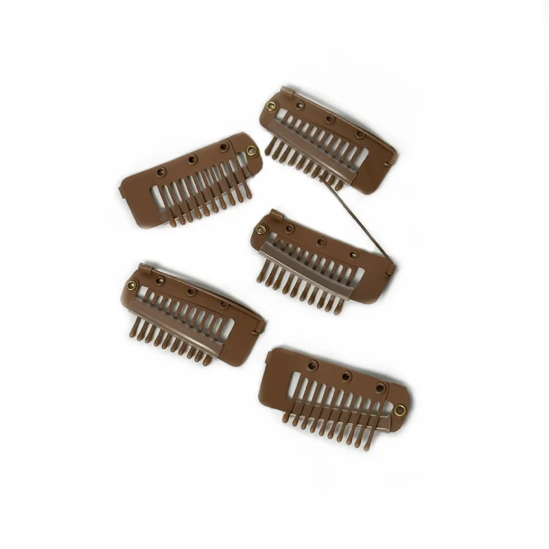 chunni clips brown